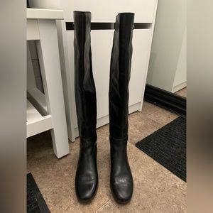 Vince Camuto genuine leather over the knee boots in excellent condition
